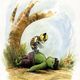 Illustration for article titled Sweet superhero illustrations channel Winnie-the-Pooh